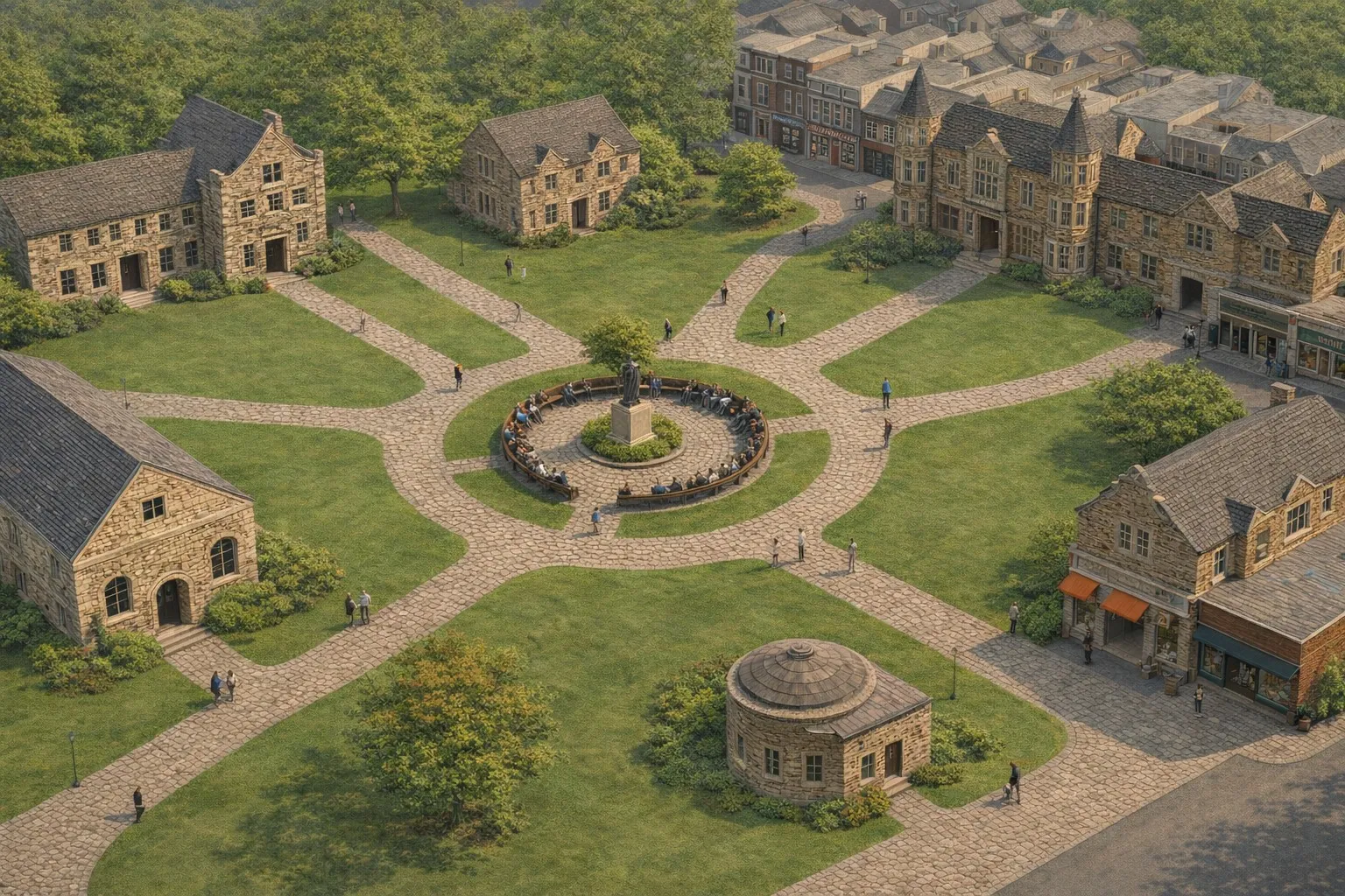 Manifesting University campus map